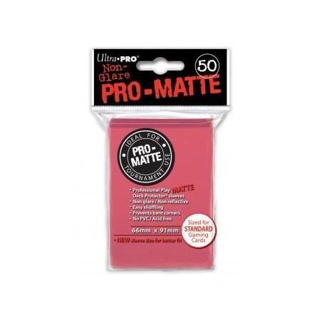 UltraPro - Bustine protettive 66x91 - PRO MATTE Retro FUCSIA (50 bustine) UPR84506