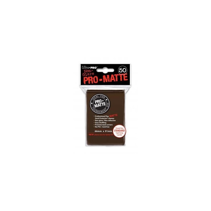 UltraPro - Bustine protettive 66x91 - PRO MATTE Retro MARRONE (50 bustine) UPR84189
