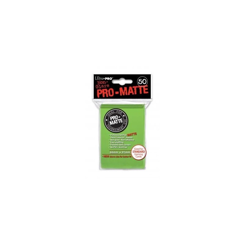 UltraPro - Bustine protettive 66x91 - PRO MATTE Retro LIME (50 bustine) UPR84190