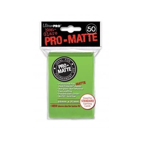 UltraPro - Bustine protettive 66x91 - PRO MATTE Retro LIME (50 bustine) UPR84190