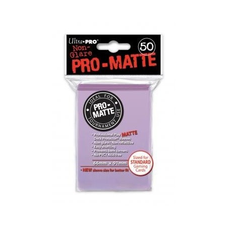 UltraPro - Bustine protettive 66x91 - PRO MATTE Retro LILLA (50 bustine) UPR84504