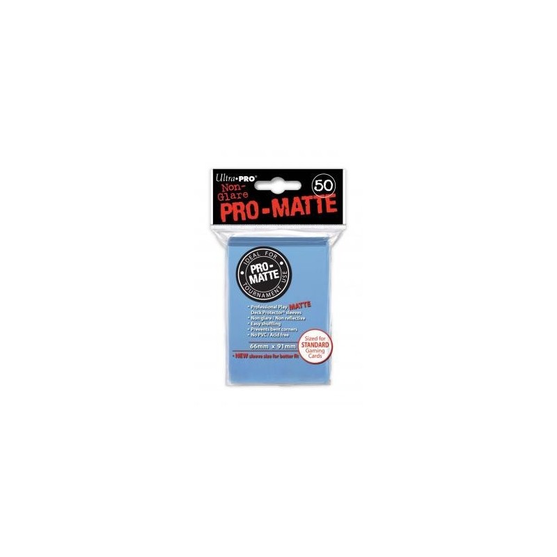 UltraPro - Bustine protettive 66x91 - PRO MATTE Retro BLU CHIARO (50 bustine) UPR84188