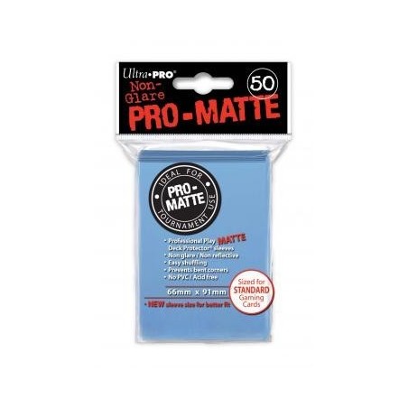 UltraPro - Bustine protettive 66x91 - PRO MATTE Retro BLU CHIARO (50 bustine) UPR84188