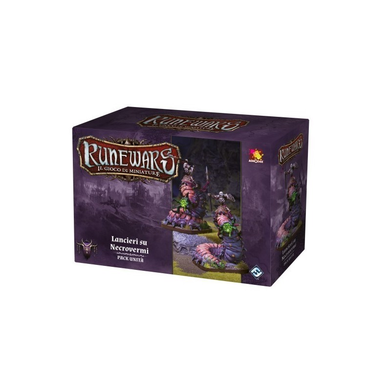 Lancieri su Necrovermi - Runewars: Il Gioco di Miniature