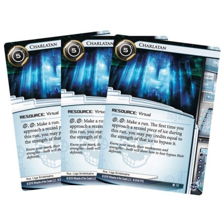 Charlatan (3 copie) - Terminal Directive Promo: Android Netrunner