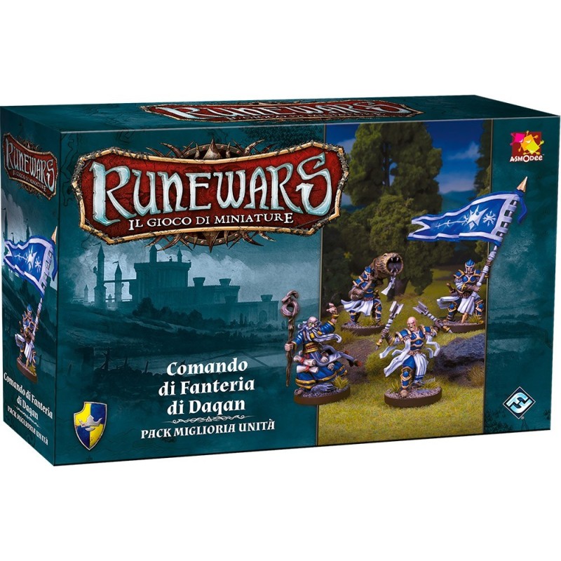 Comando di Fanteria di Daqan - Runewars: Il Gioco di Miniature