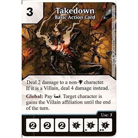 Takedown (Crisis on Infinite Earths OP): Marvel Dice Masters