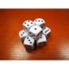 Dado a 6 facce 22mm bianco-nero