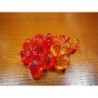 Dado a 10 facce (percentuale 00-90) trasparente rosso-giallo